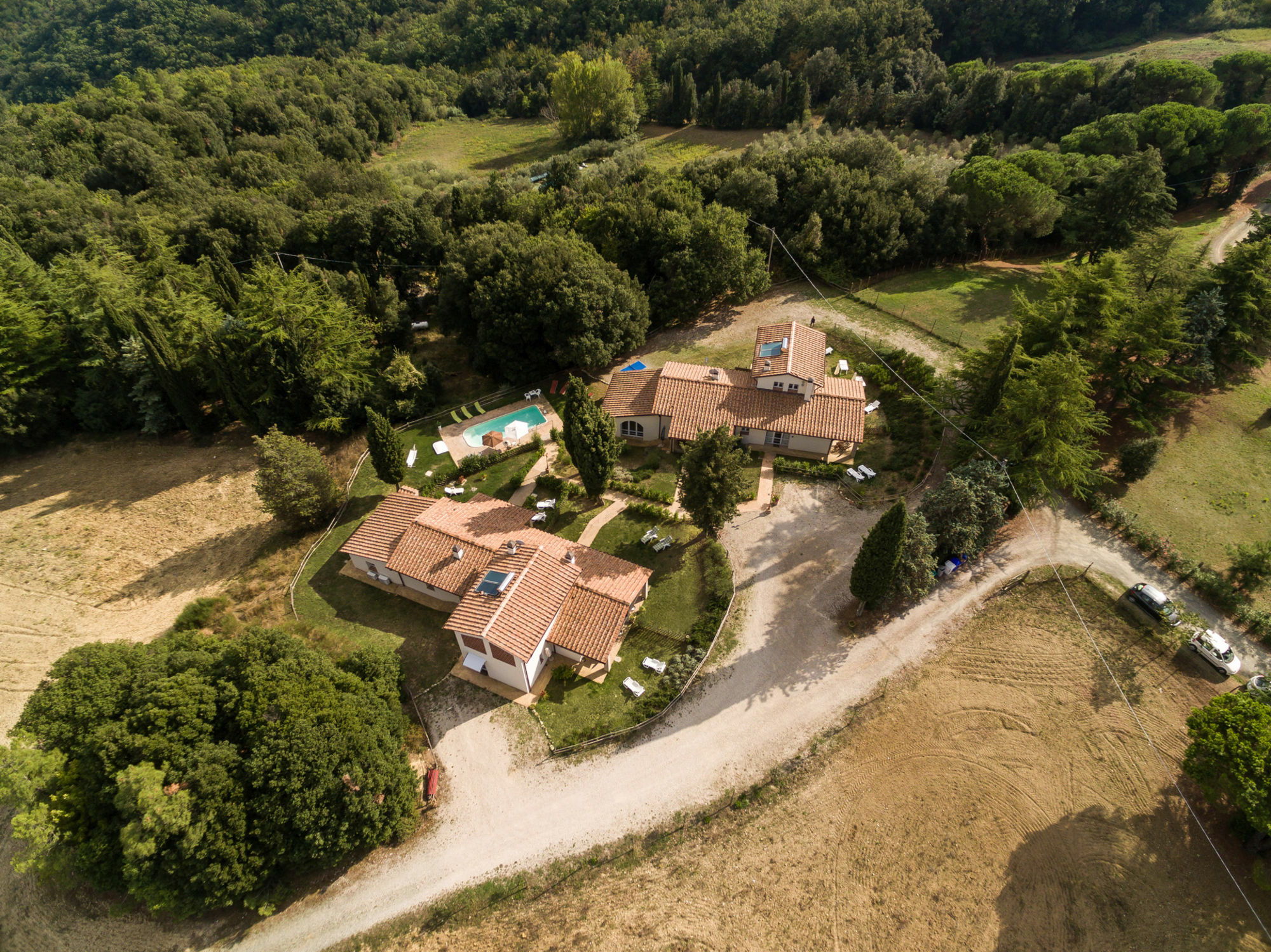 Borgo Le Colline Luxury Agriturismo In Tuscany ガンバッシ・テルメ エクステリア 写真
