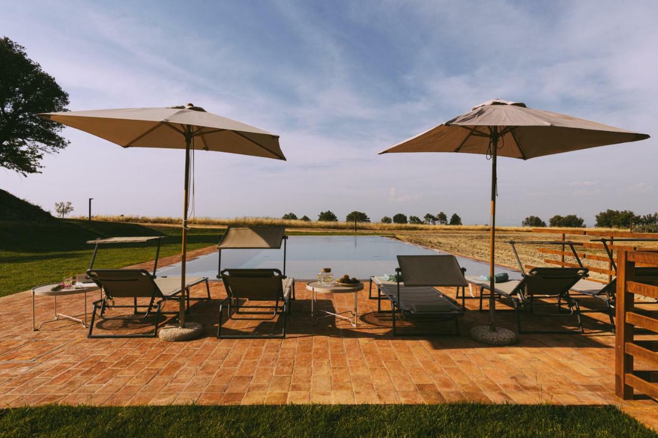 Borgo Le Colline Luxury Agriturismo In Tuscany ガンバッシ・テルメ エクステリア 写真